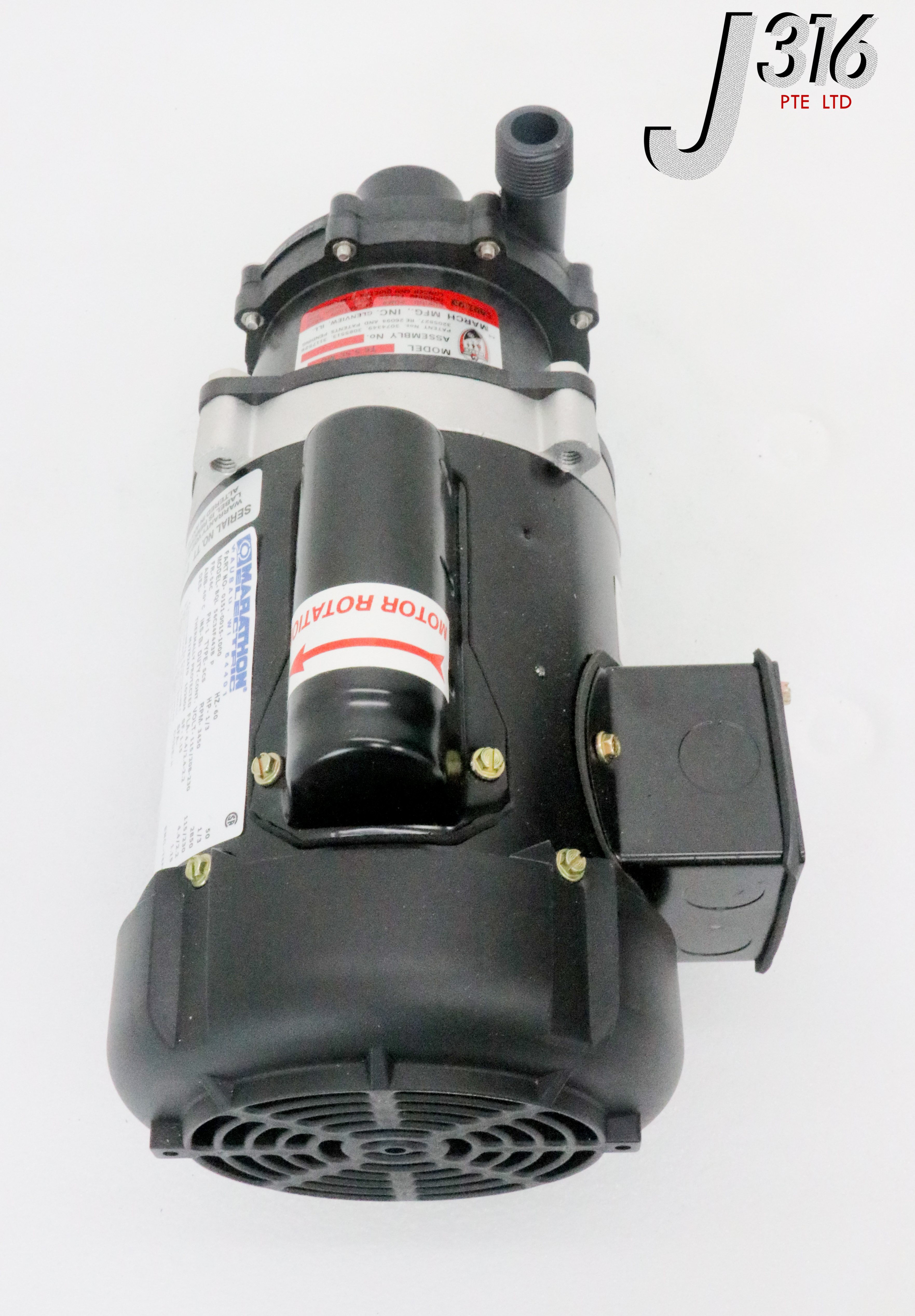 アン 26674 MARCH CENTRIFUGAL PUMP W/ MARATHON 56C34F443B, 0151-0027